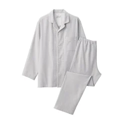 Pyjamas Et Vêtements D'Intérieur^Muji Pyjama en flanelle sans couture latérale pour homme