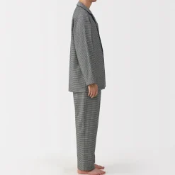 Pyjamas Et Vêtements D'Intérieur^Muji Pyjama en flanelle sans couture latérale pour homme