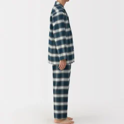 Pyjamas Et Vêtements D'Intérieur^Muji Pyjama en flanelle sans couture latérale pour homme