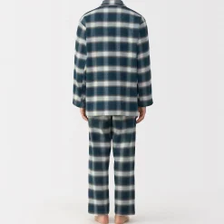 Pyjamas Et Vêtements D'Intérieur^Muji Pyjama en flanelle sans couture latérale pour homme