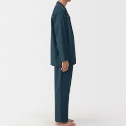 Pyjamas Et Vêtements D'Intérieur^Muji Pyjama en flanelle sans couture latérale pour homme