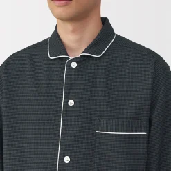 Pyjamas Et Vêtements D'Intérieur^Muji Pyjama en flanelle sans couture latérale pour homme