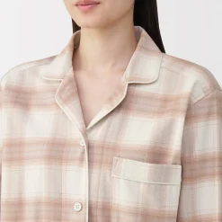 Pyjamas Et Vêtements D'Intérieur^Muji Pyjama en flanelle sans couture latérale pour femme