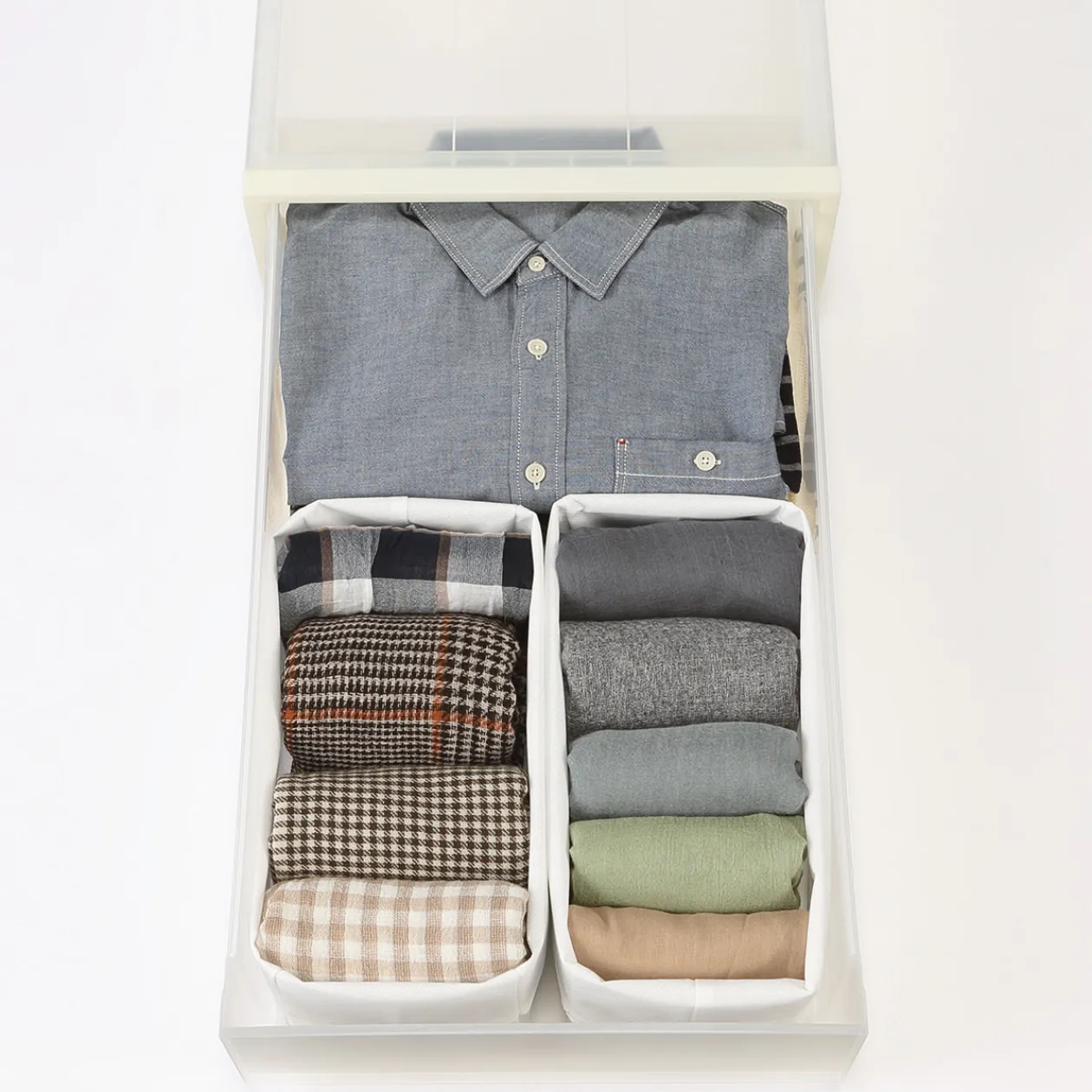 Rangements En Polypropylène|Rangements En Rotin^Muji Rangement individuel à hauteur ajustable L15X P32.5X H21cm