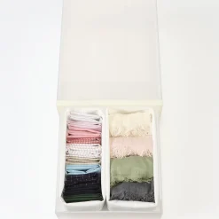 Rangements En Polypropylène|Rangements En Rotin^Muji Rangement individuel à hauteur ajustable L15X P32.5X H21cm