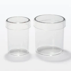 Boîtes Et Flacons Réutilisables^Muji Récipient fin en acrylique 7X9.7cm