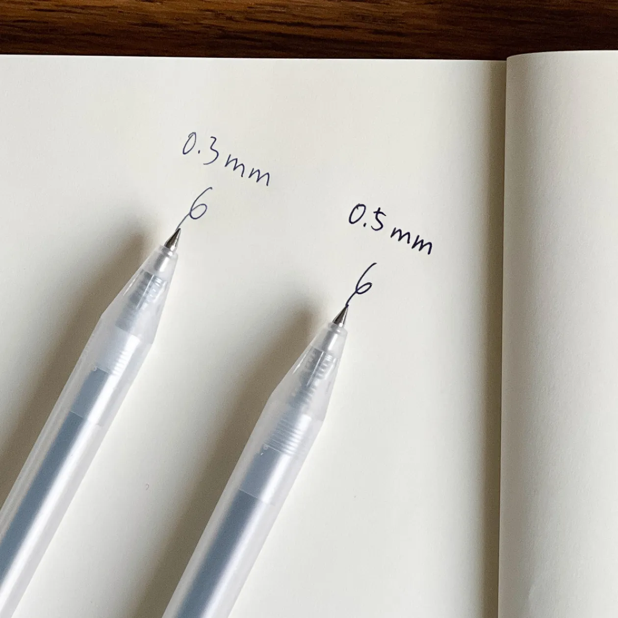 Stylos Encre Gel^Muji Recharge à encre gel tracé fluide 0.5mm