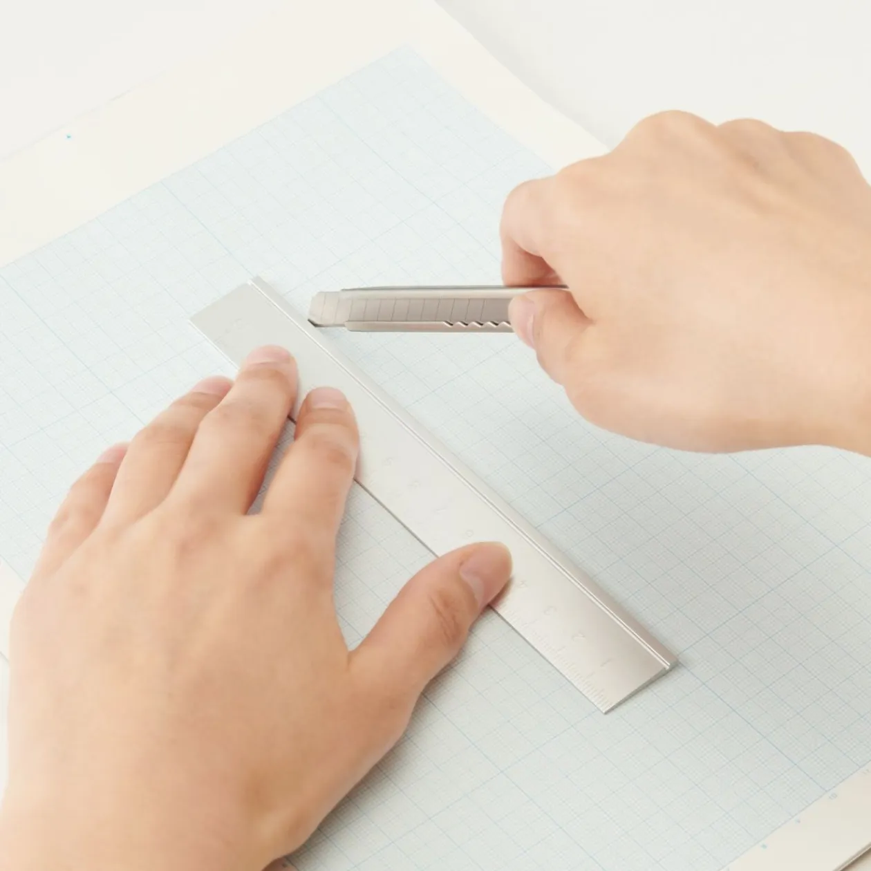 Fournitures De Bureau^Muji Règle en aluminium