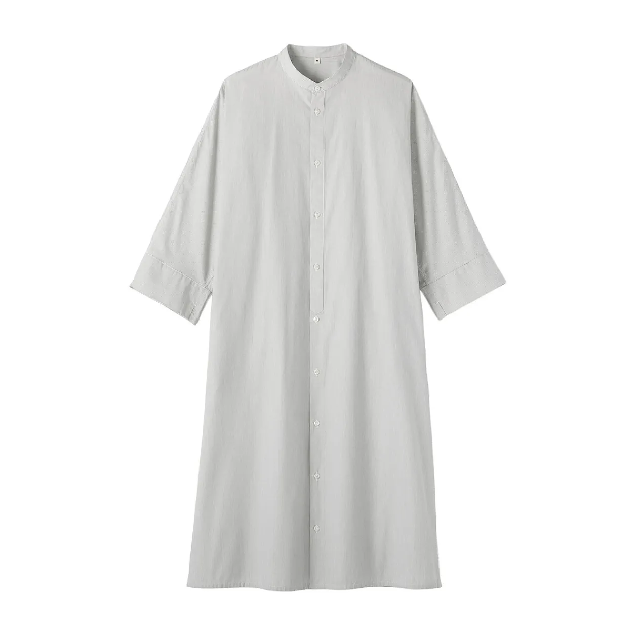 Robes Et Tuniques^Muji Robe chemise à col montant en popeline de coton biologique pour femme
