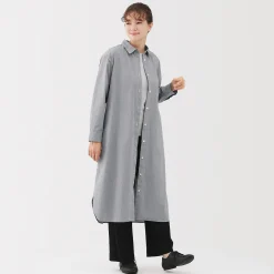Robes Et Tuniques^Muji Robe chemise en coton large délavé pour femme