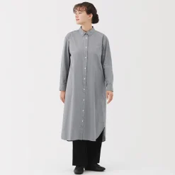 Robes Et Tuniques^Muji Robe chemise en coton large délavé pour femme