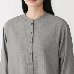 Robes Et Tuniques^Muji Robe en double gaze en mélange de kapok pour femme