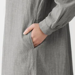 Robes Et Tuniques^Muji Robe en double gaze en mélange de kapok pour femme