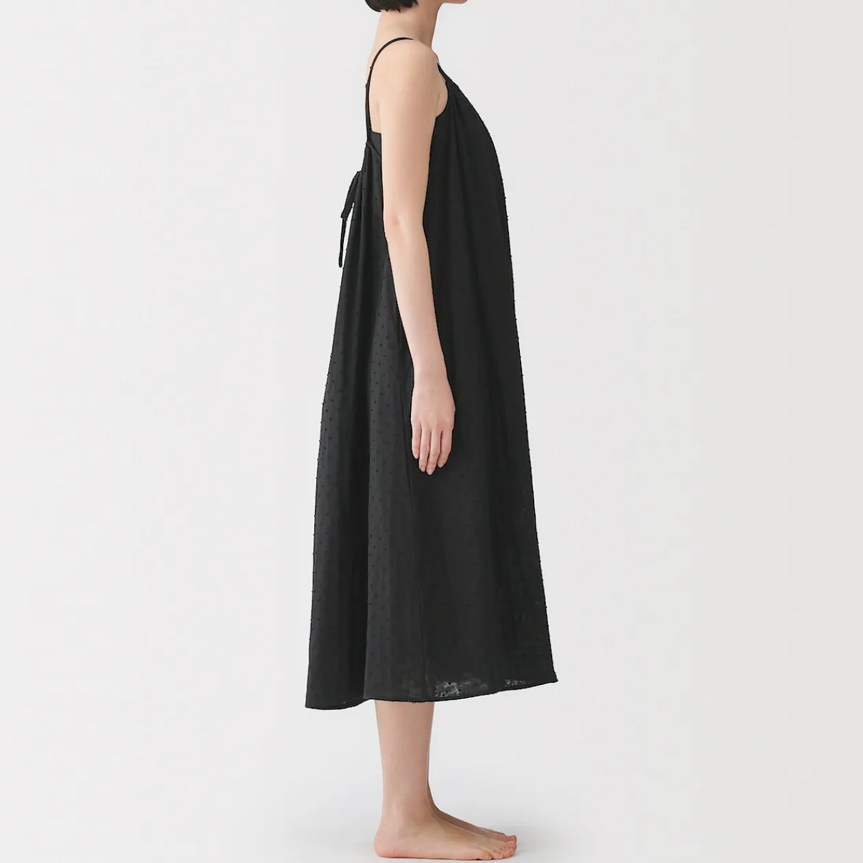 Robes Et Tuniques|Pyjamas Et Vêtements D'Intérieur^Muji Robe top en double gaze à pois dobby pour femme