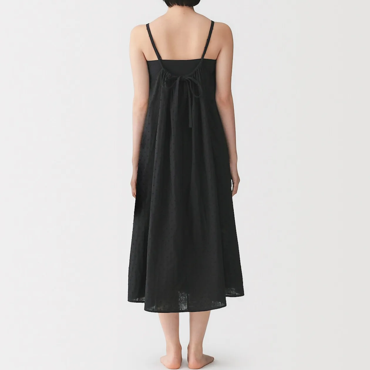 Robes Et Tuniques|Pyjamas Et Vêtements D'Intérieur^Muji Robe top en double gaze à pois dobby pour femme