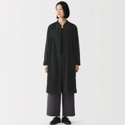 Chemises^Muji Robe-chemise transparent en coton biologique à haute torsion