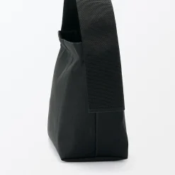 Sacs|Sacs^Muji Sac à bandoulière large en polyester recyclé Noir