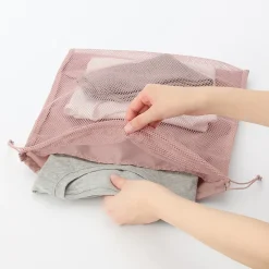Packing Cubes Et Accessoires De Voyage^Muji Sac à cordon en maille - Grand modèle