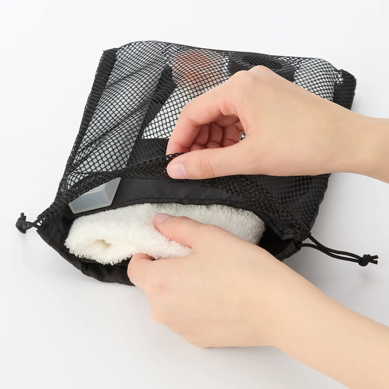 Packing Cubes Et Accessoires De Voyage^Muji Sac à cordon en maille - Petit modèle