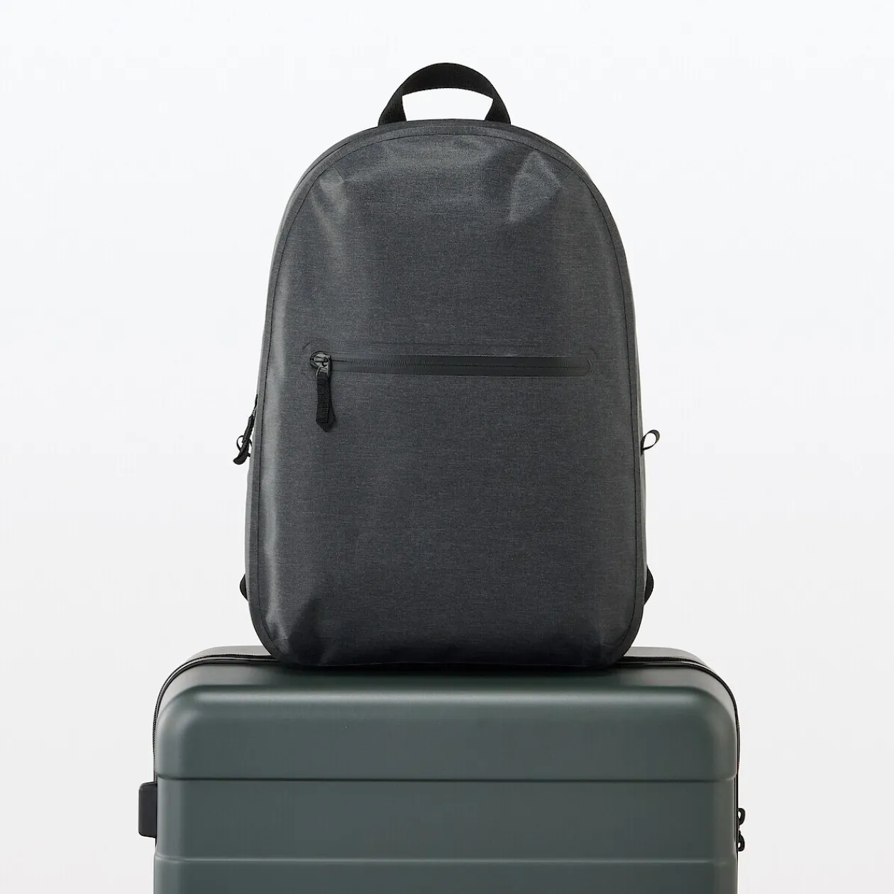 Sacs|Sacs^Muji Sac à dos étanche en polyester recyclé Gris Foncé