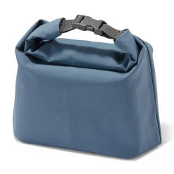 Linge De Table^Muji Sac à lunch isotherme à fermeture à enroulement - Grand format - Bleu fumé