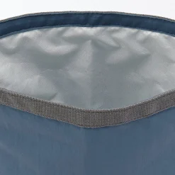 Linge De Table^Muji Sac à lunch isotherme à fermeture à enroulement - Grand format - Bleu fumé