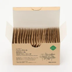 Boissons Gazeuses, Thé Et Café^Muji Sachets de thé Menthe poivrée, Camomille et Framboise 22x1,5g