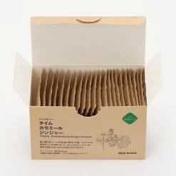 Boissons Gazeuses, Thé Et Café^Muji Sachets de thé Thym, Camomille et Gingembre 22x1,5g