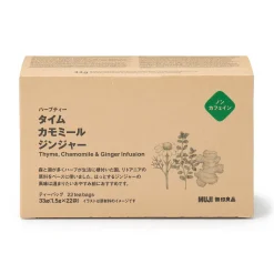 Boissons Gazeuses, Thé Et Café^Muji Sachets de thé Thym, Camomille et Gingembre 22x1,5g