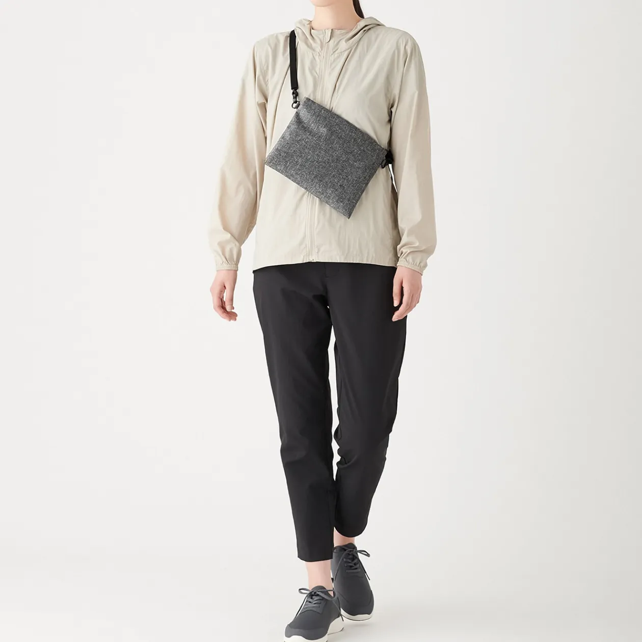 Sacs|Sacs^Muji Sacoche à bandoulière déperlante détachable