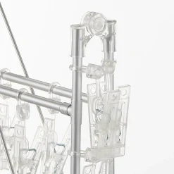 Produits D'Entretien Des Vêtements^Muji Séchoir rectangulaire en aluminium ‐ 40 pinces