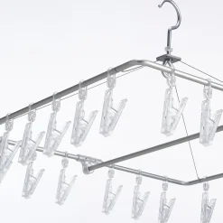 Produits D'Entretien Des Vêtements^Muji Séchoir rectangulaire pliable en aluminium ‐ 26 pinces