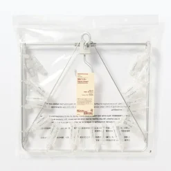 Produits D'Entretien Des Vêtements^Muji Séchoir rectangulaire pliable en aluminium ‐ 26 pinces