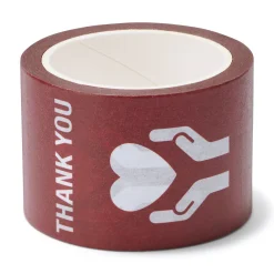 Fournitures De Bureau|Emballages Cadeaux^Muji Scotch d'emballage cadeau "Thank you" 30 mm
