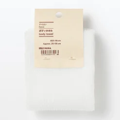 Bain Et Douche^Muji Serviette exfoliante pour le corps 28 x 90 cm