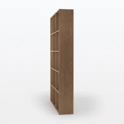 Étagères Modulables En Bois^Muji Set de 3 étagères étroites en noyer ‐3x5 niveaux (Dont Eco‐part. 5,30 €)