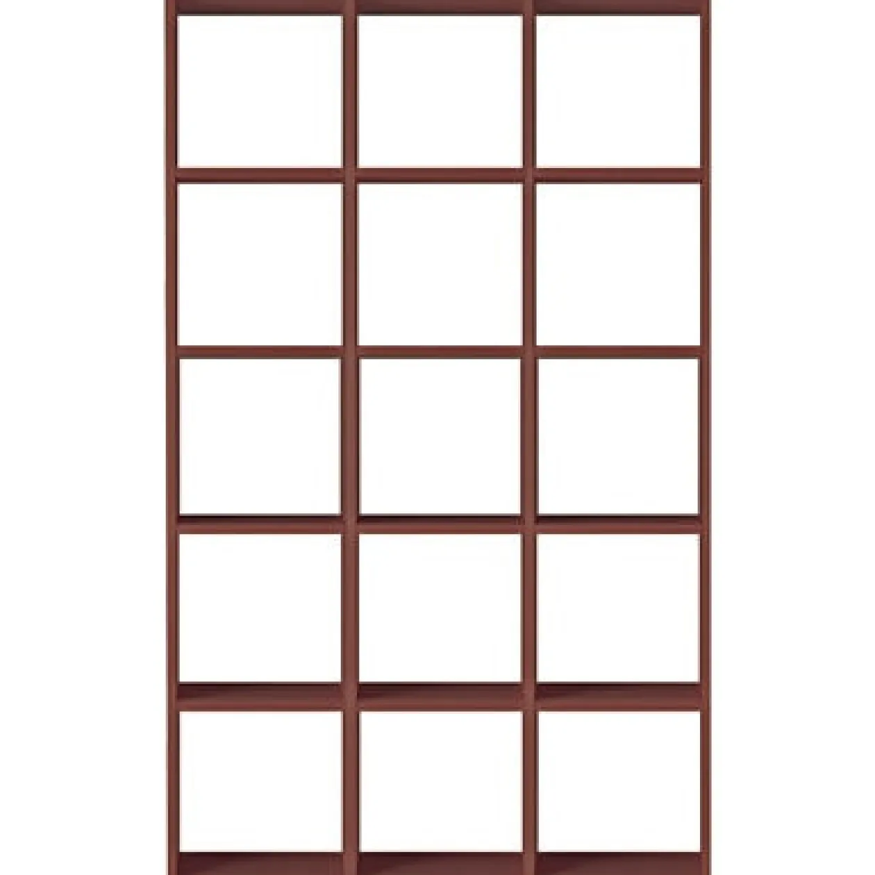 Étagères Modulables En Bois^Muji Set de 3 étagères étroites en noyer ‐3x5 niveaux (Dont Eco‐part. 5,30 €)