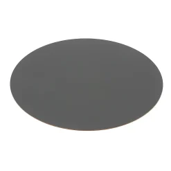 Linge De Table^Muji Set de table en cuir recyclé - Gris Cendré