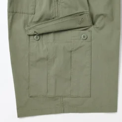 Pantalons Et Shorts^Muji Short cargo en mélange de coton délavé pour homme
