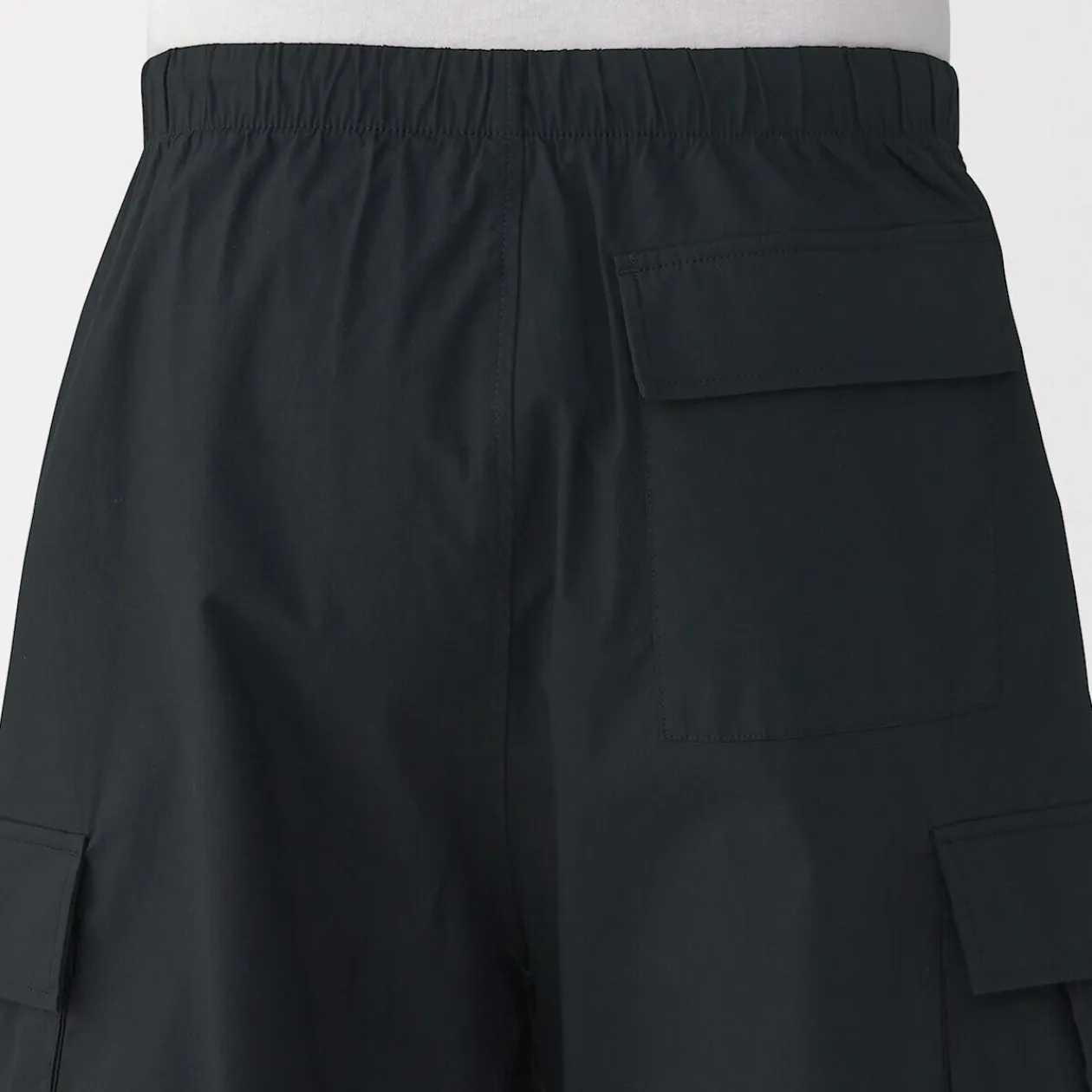 Pantalons Et Shorts^Muji Short cargo en mélange de coton délavé pour homme