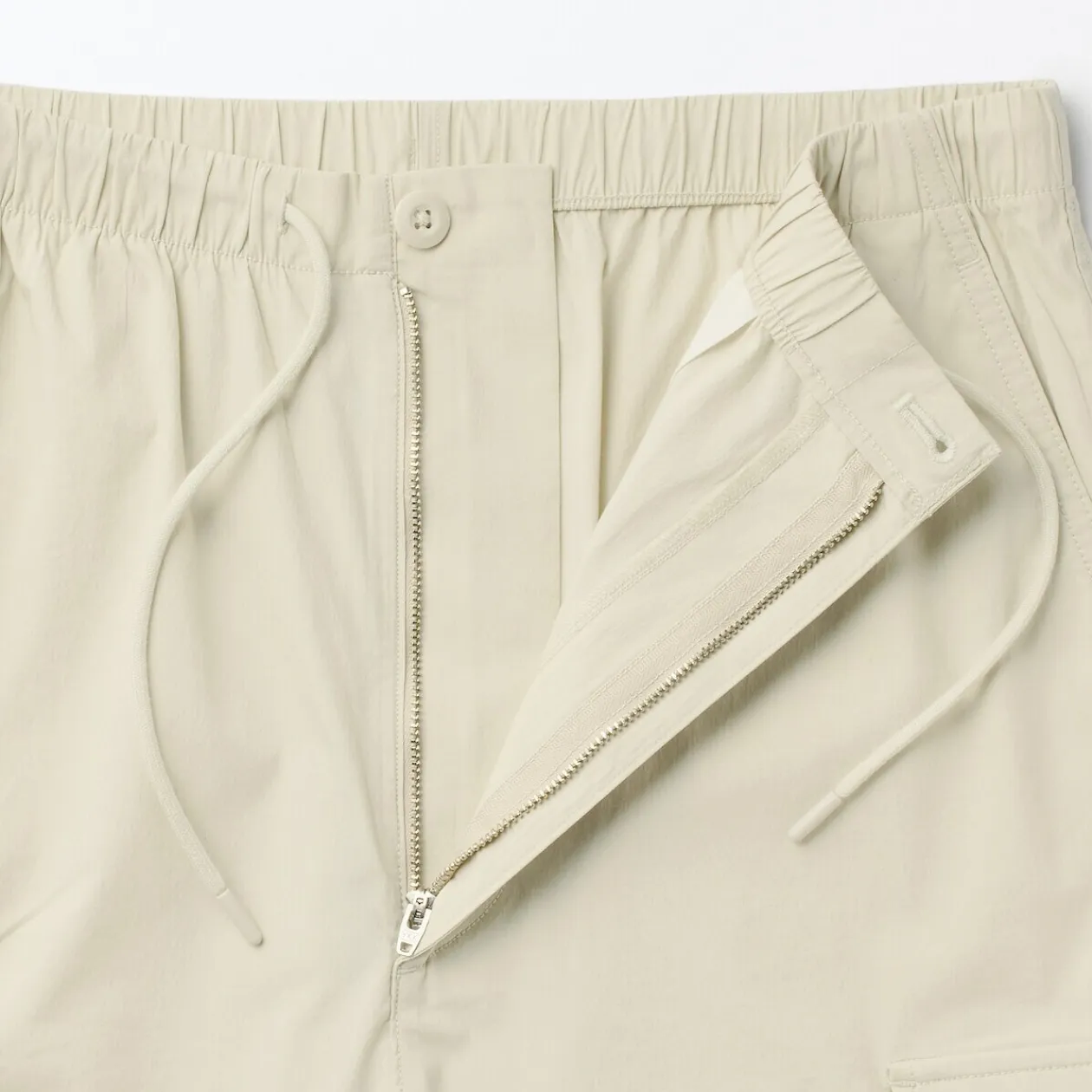 Pantalons Et Shorts^Muji Short cargo en mélange de coton délavé pour homme