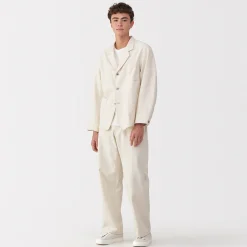 Chaussures^Muji Sneakers basses en cuir pour homme