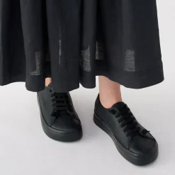 Chaussures^Muji Sneakers basses en cuir pour femme