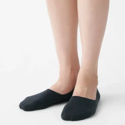 Chaussettes^Muji Socquettes fines en mélange de coton invisibles femme