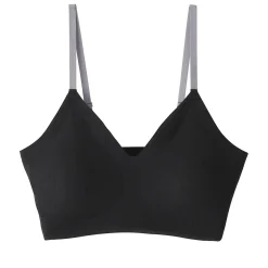 Sous‐Vêtements^Muji Soutien-gorge côtelé Soft Touch confortable pour femme