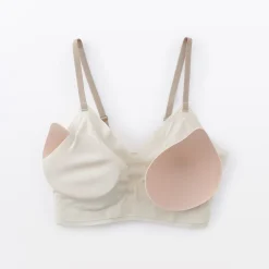 Sous‐Vêtements^Muji Soutien-gorge côtelé Soft Touch confortable pour femme