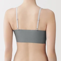 Sous‐Vêtements^Muji Soutien-gorge côtelé Soft Touch confortable pour femme