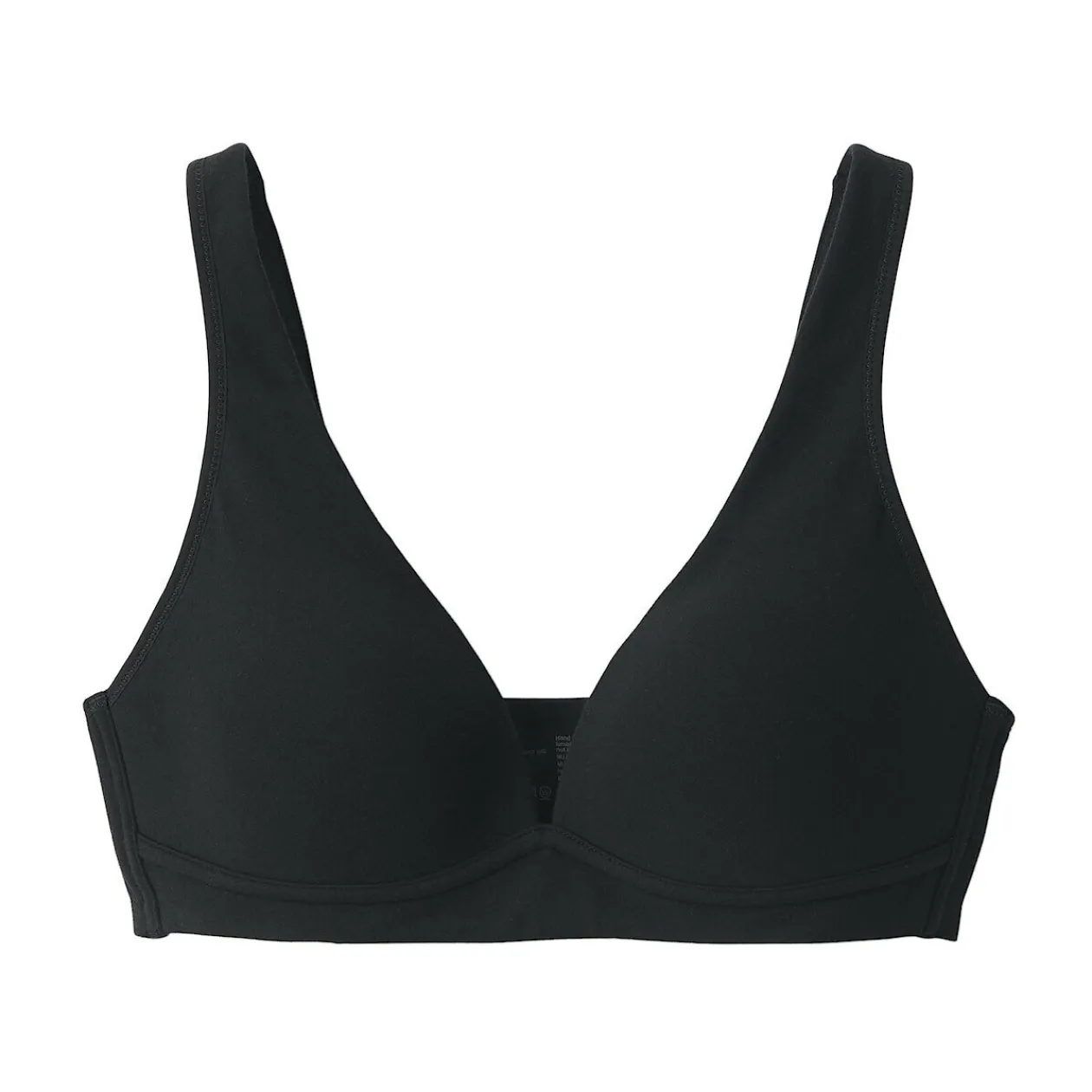 Sous‐Vêtements^Muji Soutien‐gorge plongeant sans armature en mélange de coton pour femme