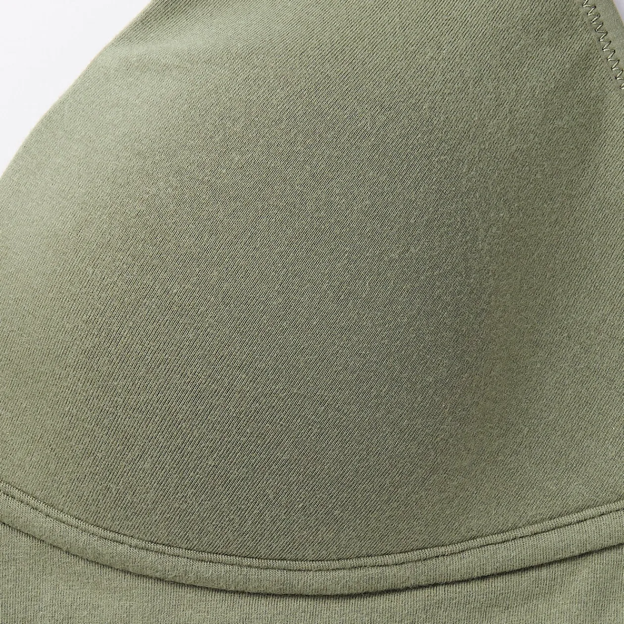 Sous‐Vêtements^Muji Soutien‐gorge plongeant sans armature en mélange de coton pour femme