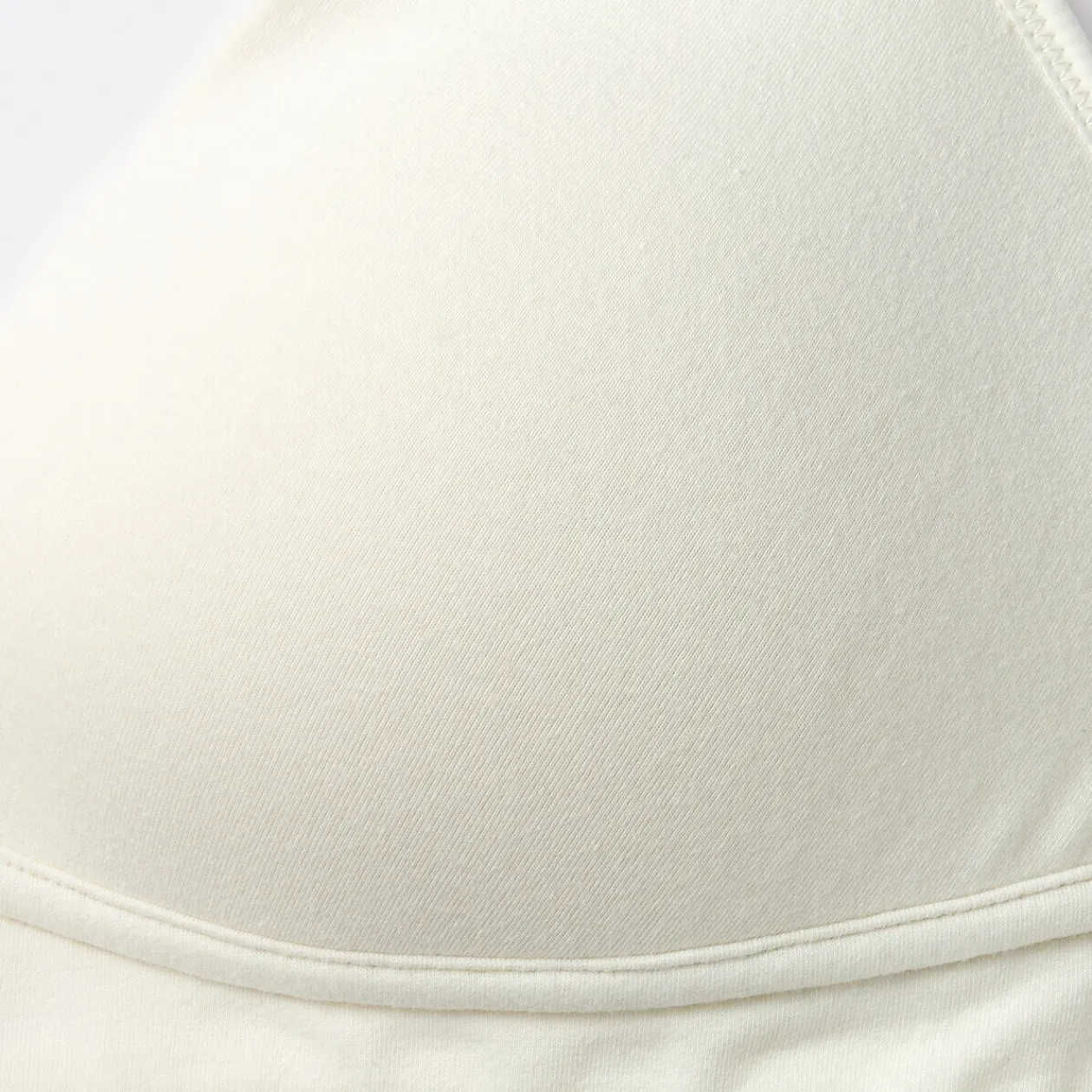 Sous‐Vêtements^Muji Soutien‐gorge plongeant sans armature en mélange de coton pour femme